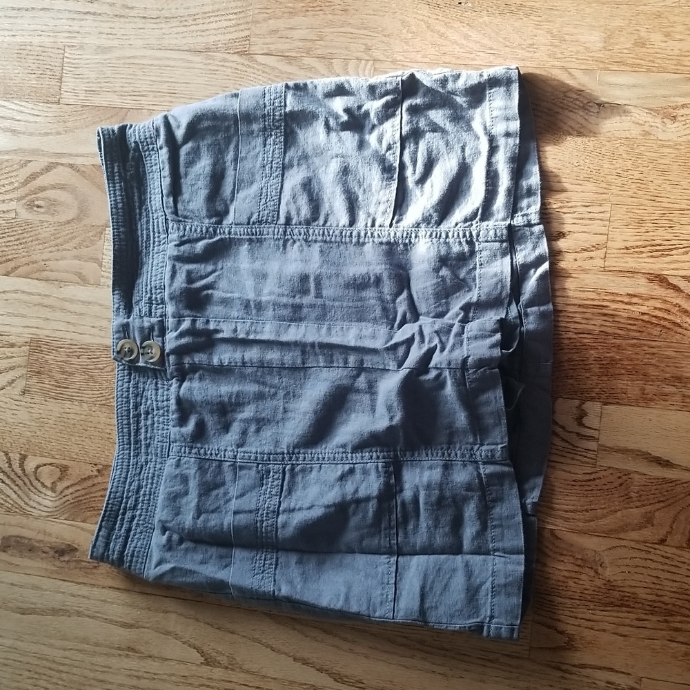 (14) Reitmans Linen Cottagecore Skort Casual Minimalist Modern Lightweight